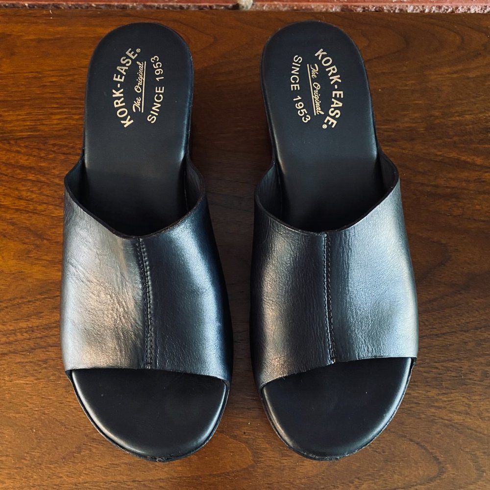 Kork-Ease Greer Platform Slide Sandals - sz 10